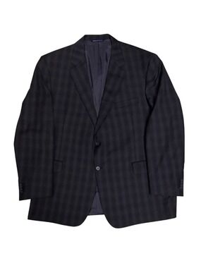 $1,000 COPPLEY Plaid Luxury Blazer Sport Coat BOCELLI WOOL Luxury Jacket Men 46R
